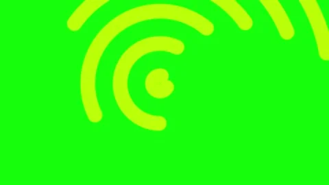 Circle Smooth Transition rotated On Green Screen Stock Footage 223887733