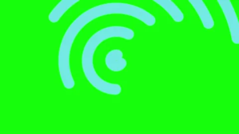 Circle Smooth Transition rotated On Green Screen Stock Footage 223889235