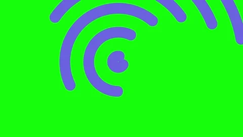 Circle Smooth Transition rotated On Green Screen Stock Footage 223889283