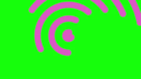 Circle Smooth Transition rotated On Green Screen Stock Footage 223889959