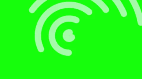 Circle Smooth Transition rotated On Green Screen Stock Footage 223890916