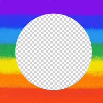 Circle space frame pride rainbow symbol LGBTQ equality rights hand drawn illu 스톡 일러스트