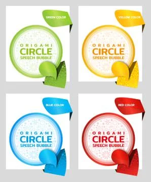 Circle speech bubble with floral pattern. Price tag template for catalog Stock-Illustration
