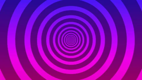Circle speed tunnel loop animation background for text 動画素材 135264953