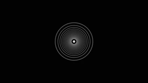 Circle sphere monochromatic coil acceleration launch digital motion graphics Stock Footage 161371976