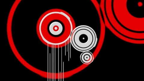 Circle spin drops Stock Footage 99438193