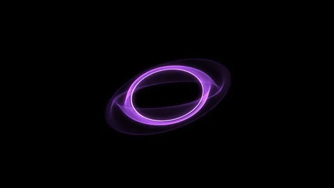 Circle Spiral Audio Reactive S Purple Animation Loop 스톡 동영상 321117519