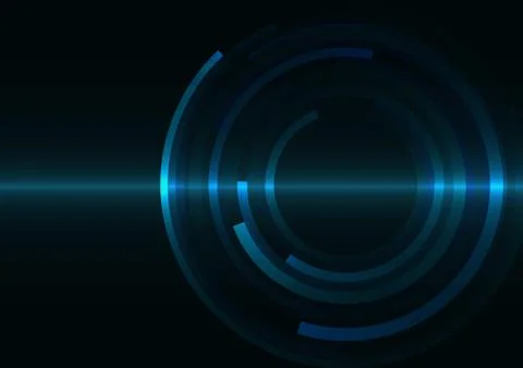 Circle spiral line abstract background Stock Illustration