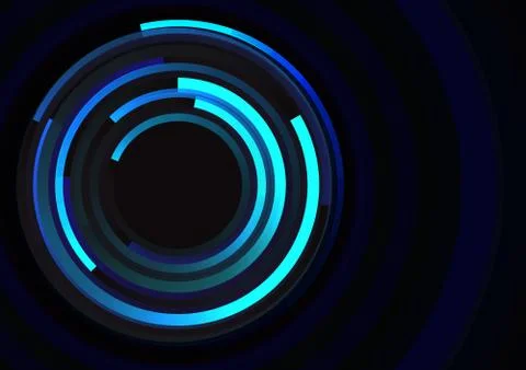 Circle spiral line abstract background Stock Illustration