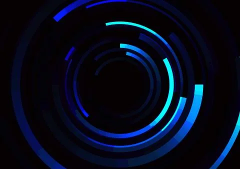 Circle spiral line abstract background Stock Illustration