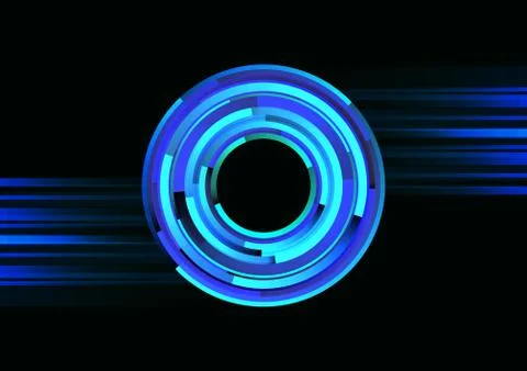 Circle spiral line abstract background Stock Illustration