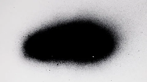Circle Of Spray Paint Stock Footage 210120066