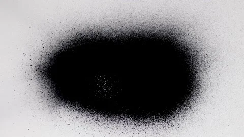 Circle Of Spray Paint Stock Footage 210130666