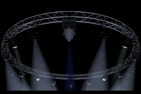 Circle Square Truss 700cm-Stage Lights 3D Model