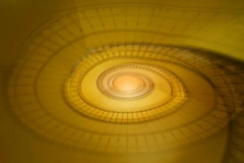 Circle stairs Stock Illustration