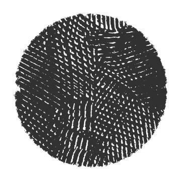 Circle Stamp Isolated Stock Illustration