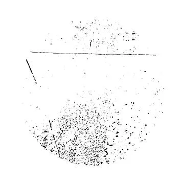 Circle Stamp Texture Stock Illustration