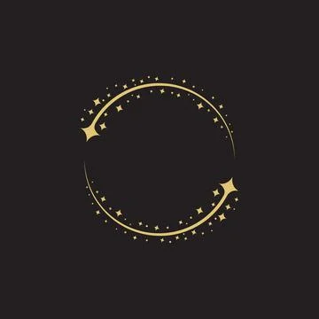 Circle star Vector icon design illustrat Stock Illustration