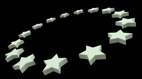 Circle Stars #1 Stock Footage 1105019