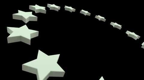 Circle Stars #2 Stock Footage 1105013