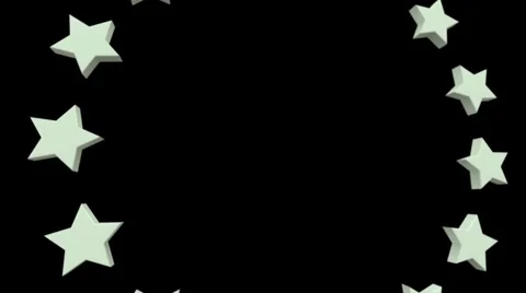 Circle Stars #3 Stock Footage 1105010