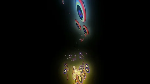 Circle strip turbulence Stock Footage 98227203