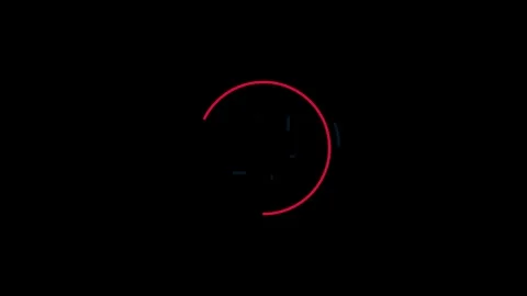 Circle Stroke Shape animate symbols in composition and explosion Stock Footage 296408518