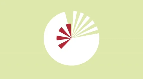 Circle sweep icon, motion background. Video stock 54357233