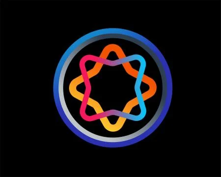 Circle is a symbol of unity, togetherness, and integrity Stock Illustration
