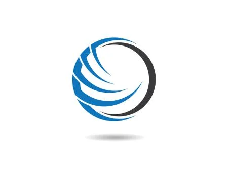 Circle symbol vector icon illustration Stock Illustration