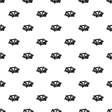 Circle tap gas pattern vector seamless Illustrazione stock