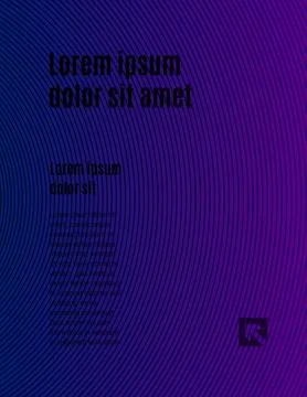 Circle target geometric pattern, center vector background with text, contour  Stock Illustration