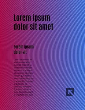 Circle target geometric pattern, center vector background with text, contour  Illustrazione stock