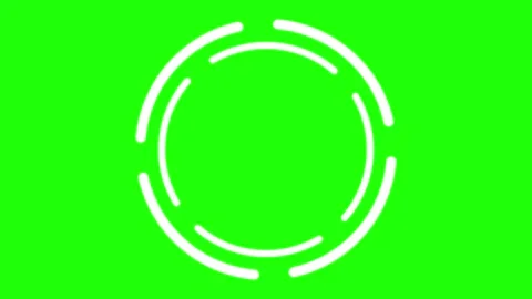 Circle target object position center greenscreen motion animation Stock Footage 242920481