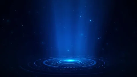 Circle technology elements Futuristic hud interface. HUD technology interface Stock Footage 312450572