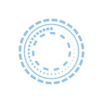 Circle technology logo 스톡 일러스트