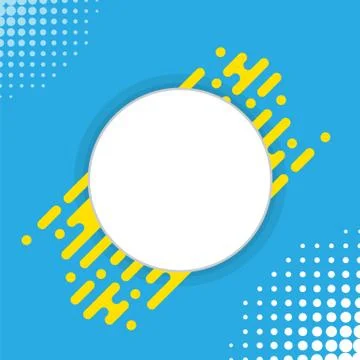 Circle for text background. Vector illustration. Illustrazione stock