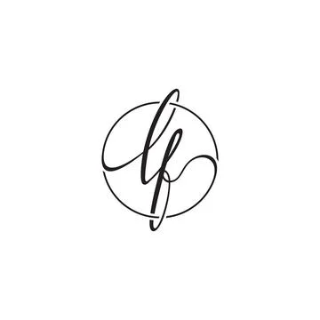 Circle text script LF イラスト素材