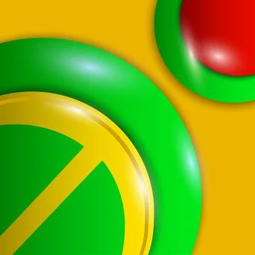 Circle texture 3d art Stock Illustration