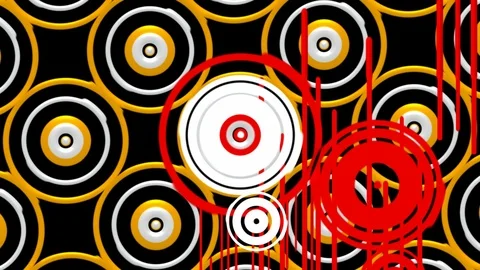 Circle tile motion Stock Footage 99438376