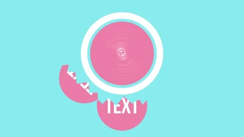 Circle Title After Effects stock