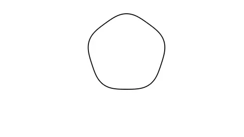 Circle Transform to Multiple Soft Rounded Blobs Morph Rings Rubbery Stock Footage 118984285