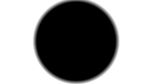 Circle transition. A jumping ball zooms ower the screen. Logo animation or Video stock 303412343