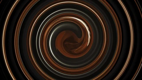 Circle tunnel loop animation optical illusion moving around spiral Stock Footage 123289992