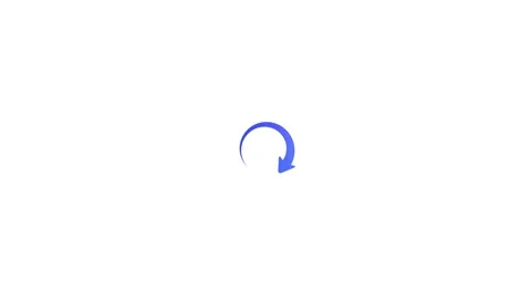 Circle undo icon animation, arrow down, arrow down, undo icon, Arrow Pointe.. Video stock 321997664