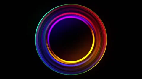 Circle  video intro Stock Footage 276223196