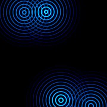 Circle vortex dark blue, abstract background Stock Illustration
