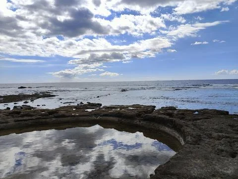 Circle of water Foto stock