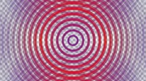 Circle wave colours with alpha  Video stock 45995850