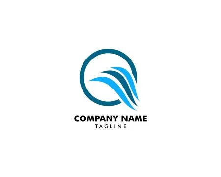 Circle Wave Logo Stock Illustration